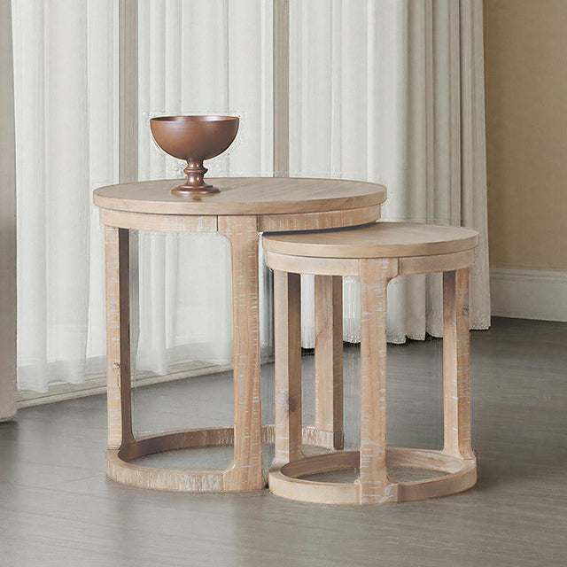 Hickory Side Table Natural