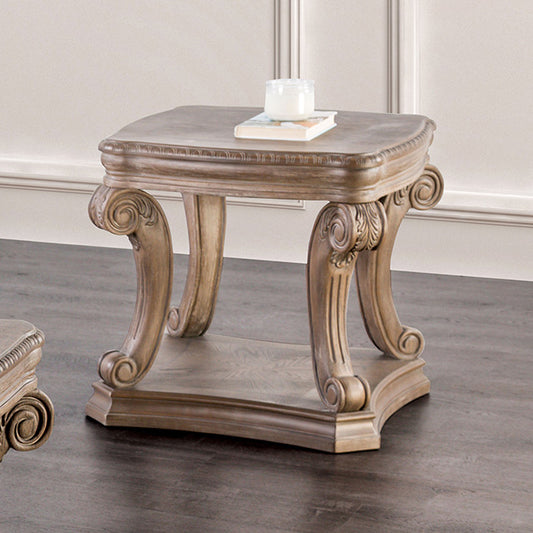Seven Oaks Side Table Weathered Oak