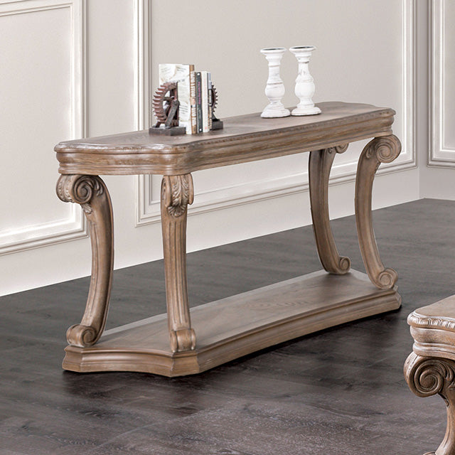 Seven Oaks Console Table Weathered Oak