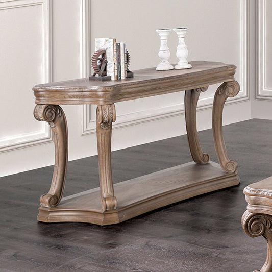 Seven Oaks Console Table Weathered Oak