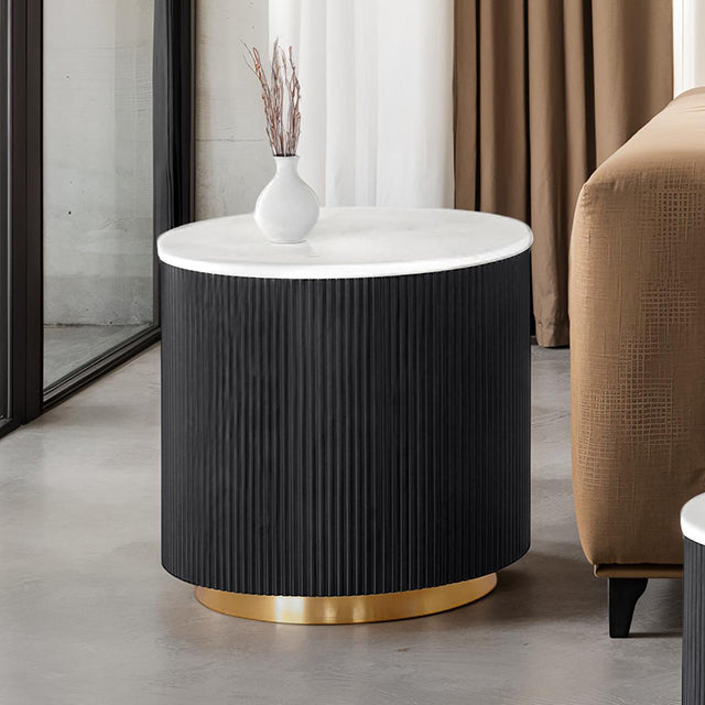 Virden Side Table Black