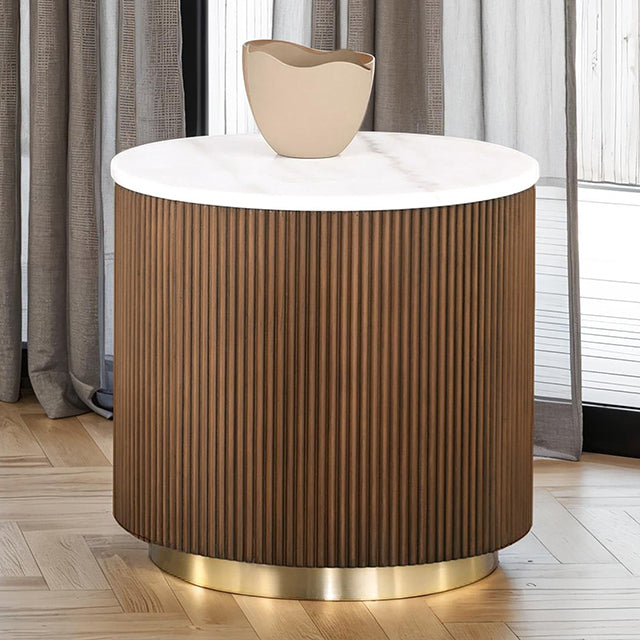 Virden Side Table Brown
