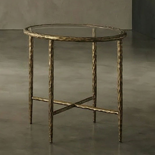 Talva Side Table Matte Gold