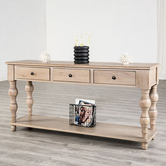 Chesapeake Console Table Light White Wash