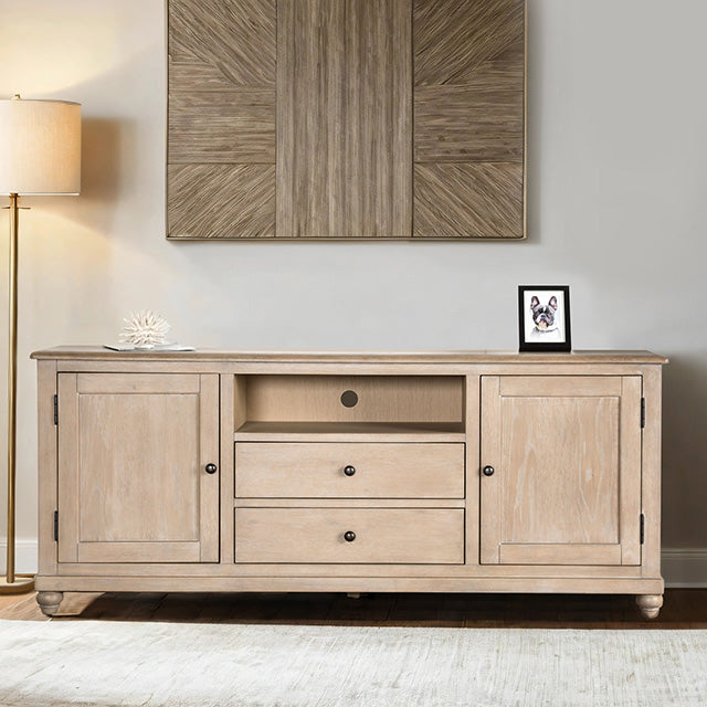 Chesapeake TV Console Light White Wash