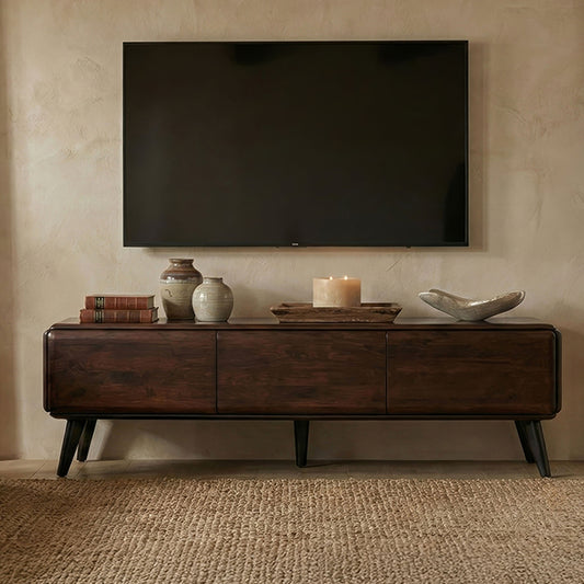 Dosal TV Console Rich Walnut