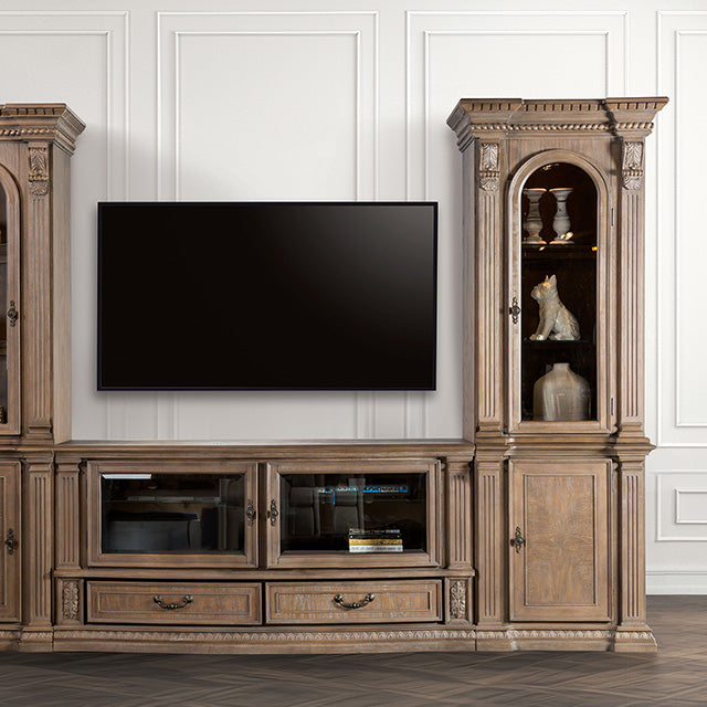 Bromoak TV Console Weathered Oak