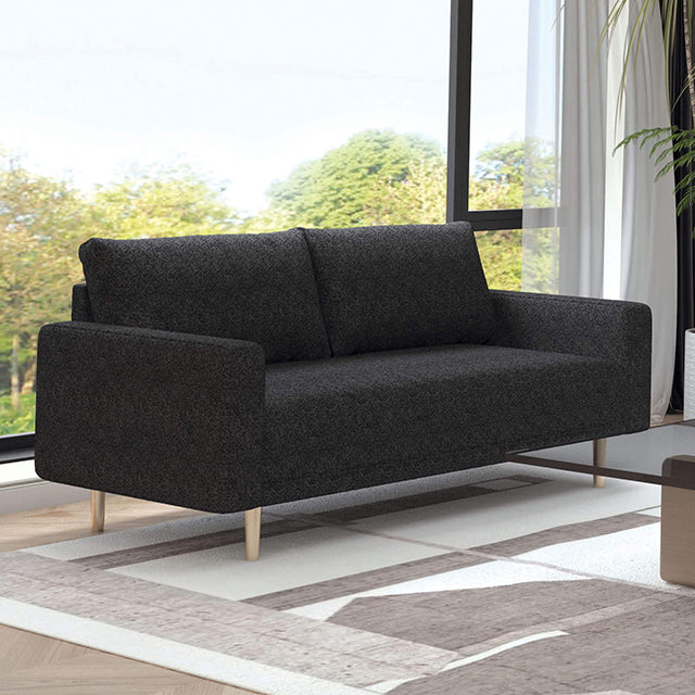 Elverum Loveseat Black