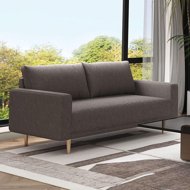 Elverum Loveseat Charcoal Gray