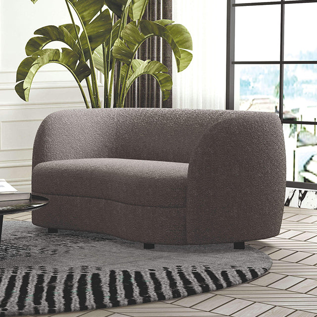 Versoix Loveseat Charcoal Gray
