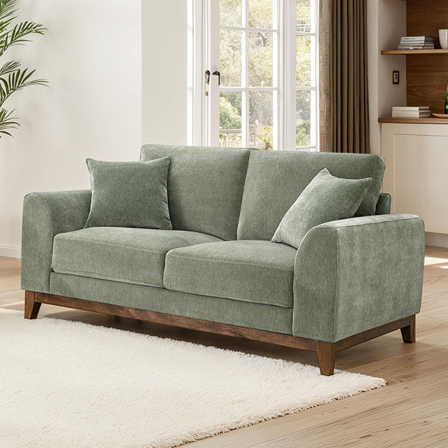 Watton Loveseat Olive Green