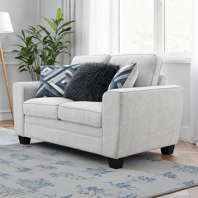 Enea Loveseat Light Gray