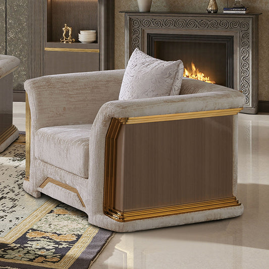 Atheneo Chair Metallic Taupe
