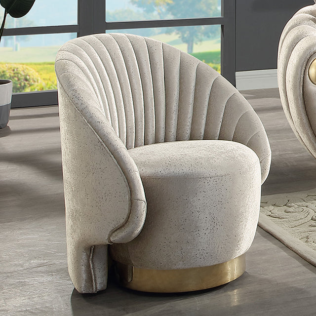 Reidin Chair Metallic Taupe