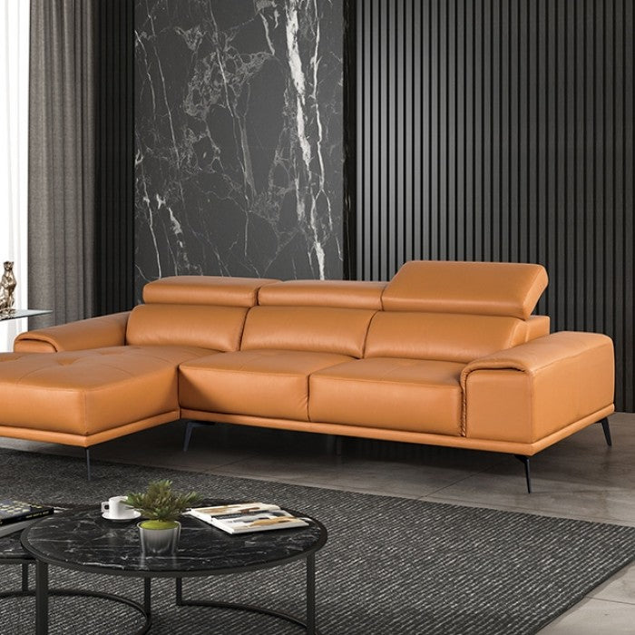 Vadso Sectional Left Chaise Sectional Tangerine