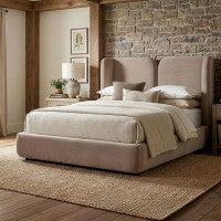 Trevers Bed Teak Brown