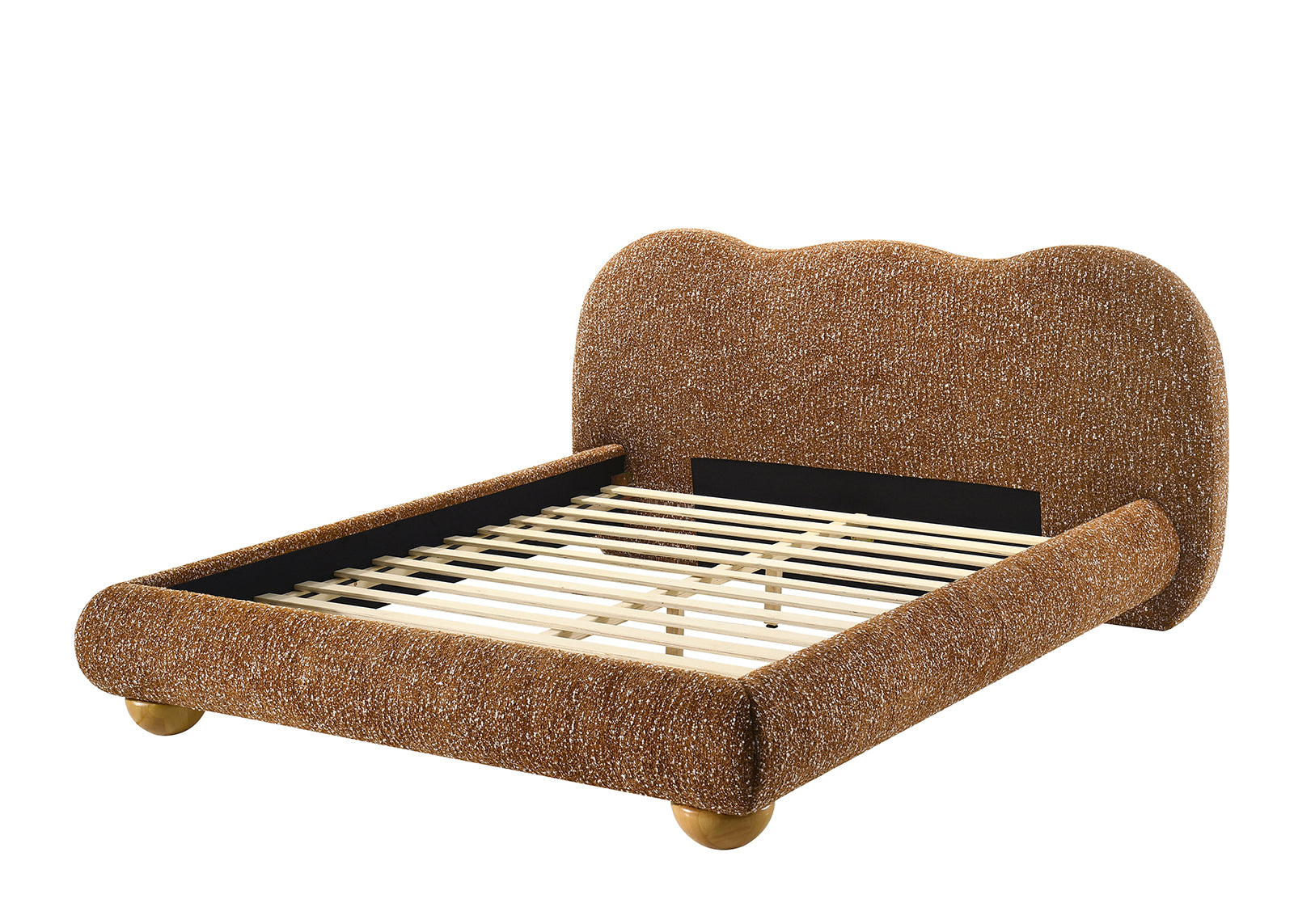 Finamore Bed (Terracotta Brown) - Lifestyle 1