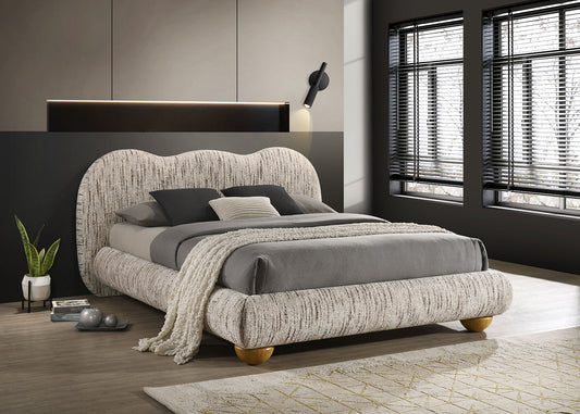 Finamore Bed (Latte Brown) - Variant Z