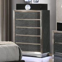 Noire Chest Charcoal Gray