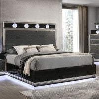 Noire Bed Charcoal Grey