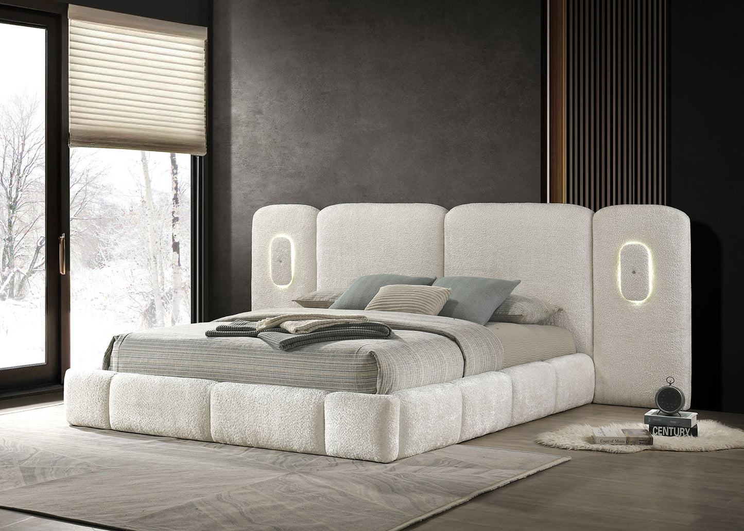 Newhaven Bed (Ivory) - Variant 1 Z
