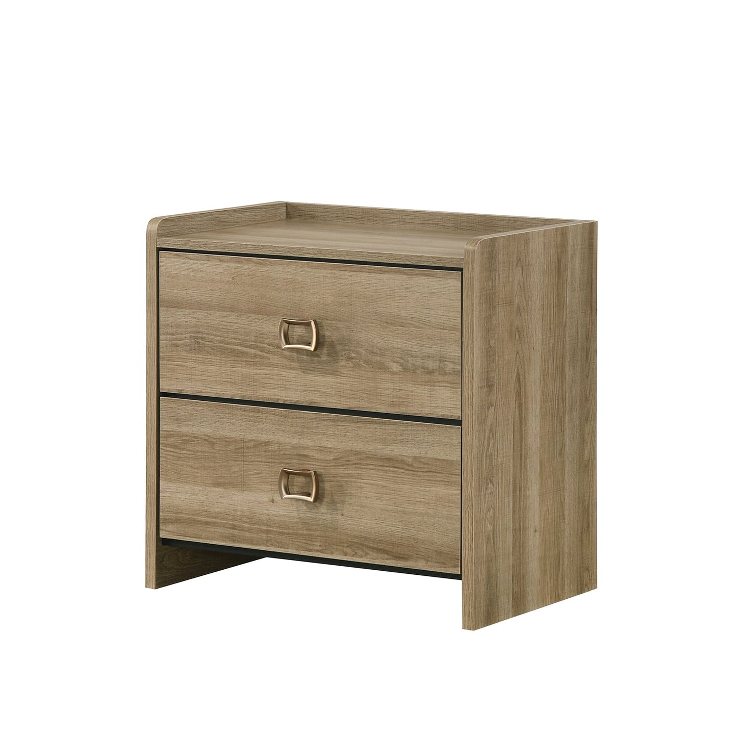 Cadden Nightstand (Dusty Oak) - Lifestyle 1