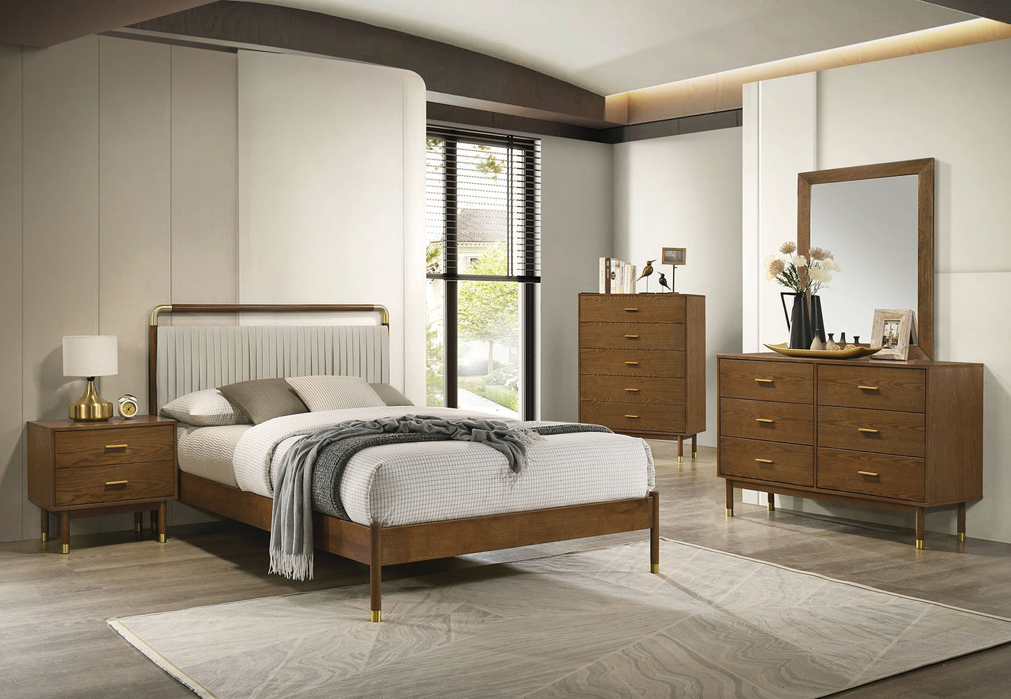 Ripley Bed (Walnut) - Twin Variant Z