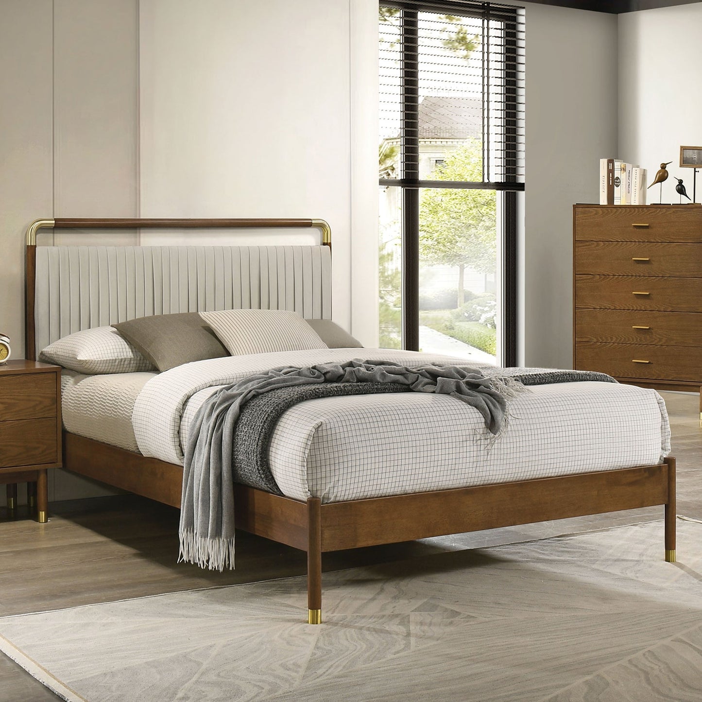 Ripley Bed (Walnut) - Twin Variant 1