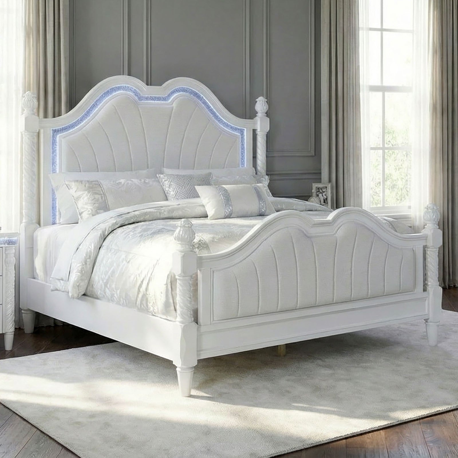 Swindon Bed (Pearl White) - Variant 1