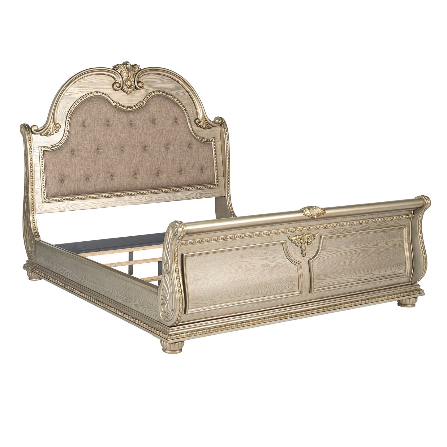 Fromberg Bed (Gold Champagne) - Lifestyle 4