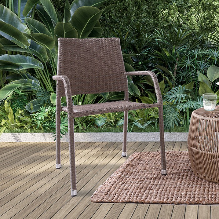 Elani Stacking Chair Outdoor Chair Natural