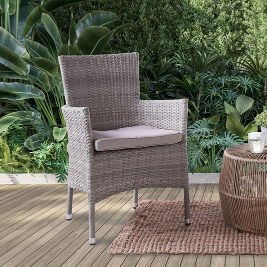 Galina Stacking Chair Outdoor Chair Gray