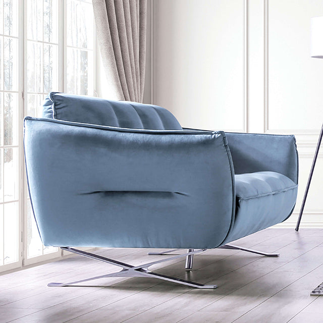 Civellutino Loveseat Light Blue