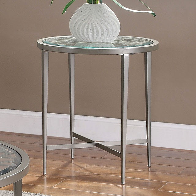 Freja Side Table Silver