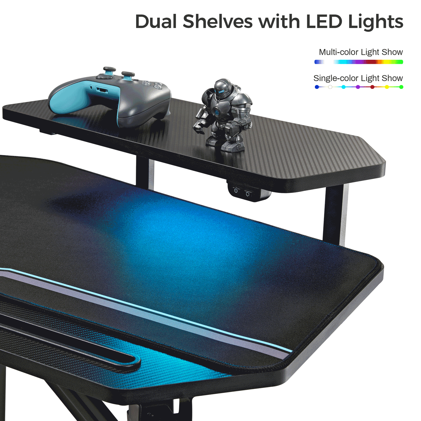 Aero Wing Shaped Studio Desk (73"x23")