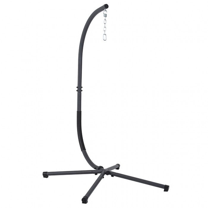 Wave Swing Chair Stand Outdoor Chair Black