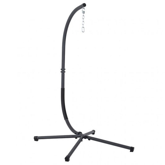 Wave Swing Chair Stand Outdoor Chair Black