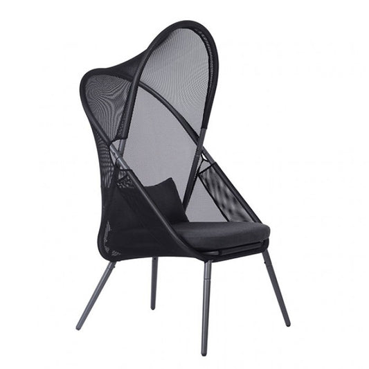 Alverta Foldable Chair Outdoor Chair Black