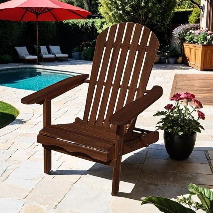 Elk Adirondack Chair Outdoor Chair Dark Brown