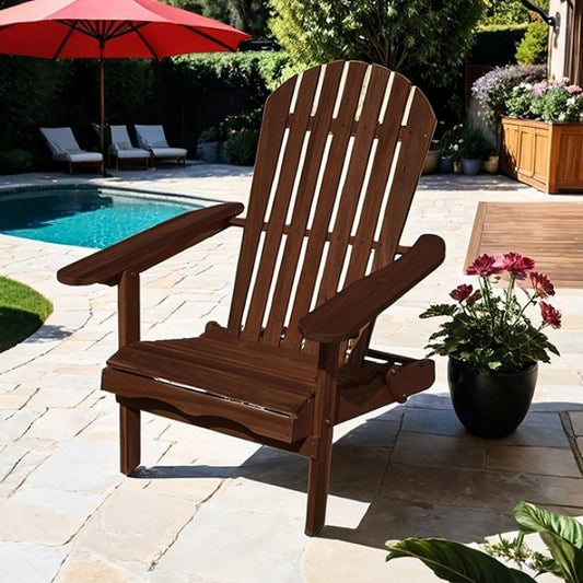 Elk Adirondack Chair Outdoor Chair Dark Brown