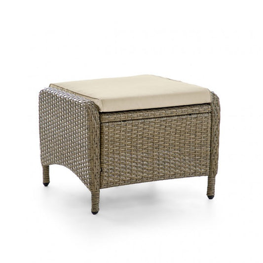 Mackay Ottoman Outdoor Bench Beige
