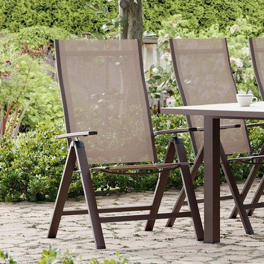 Monza Adjustable Chairs Outdoor Chair Gun Metal