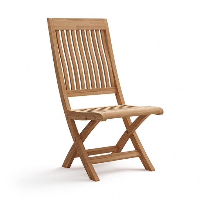 Nusa Folding Armless Chair Outdoor Chair Natural