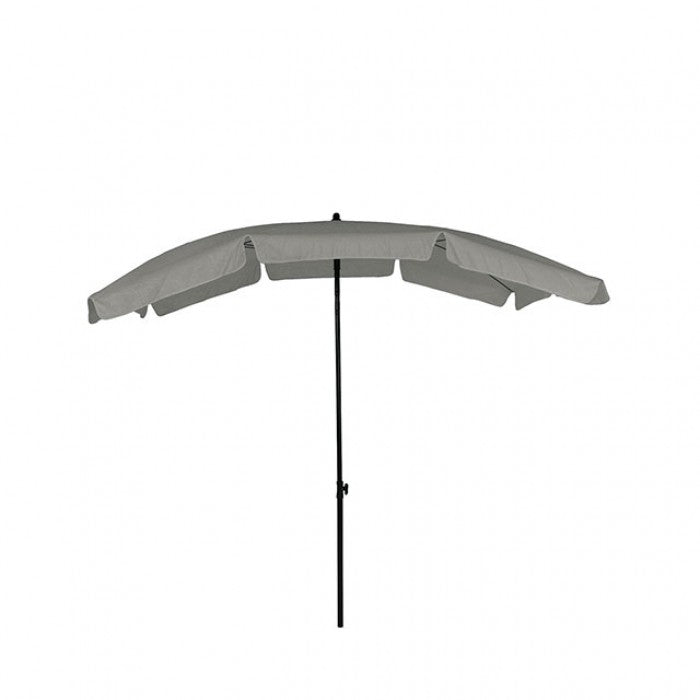 Sleek Rectangular Tilting Umbrella Umbrella Graphite