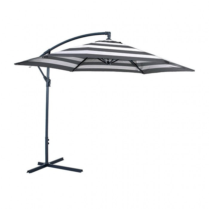 Glam Cantilever Umbrella w/ LED Umbrella Black