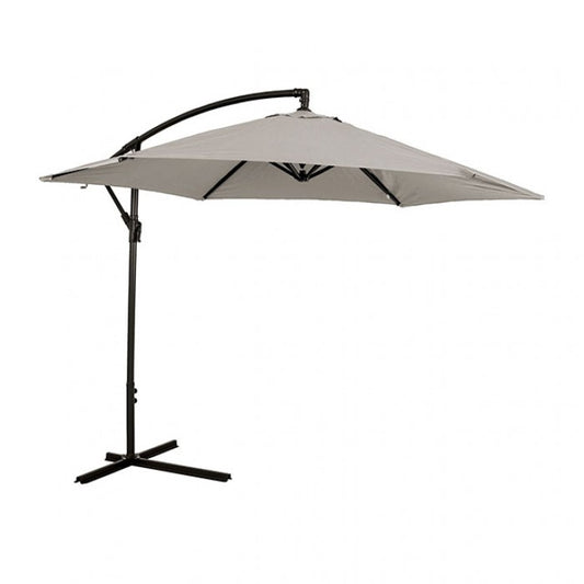 Glam Cantilever Umbrella w/ LED Umbrella Canvas Stone