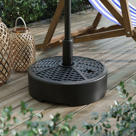 Fab Round Umbrella Base Umbrella Black