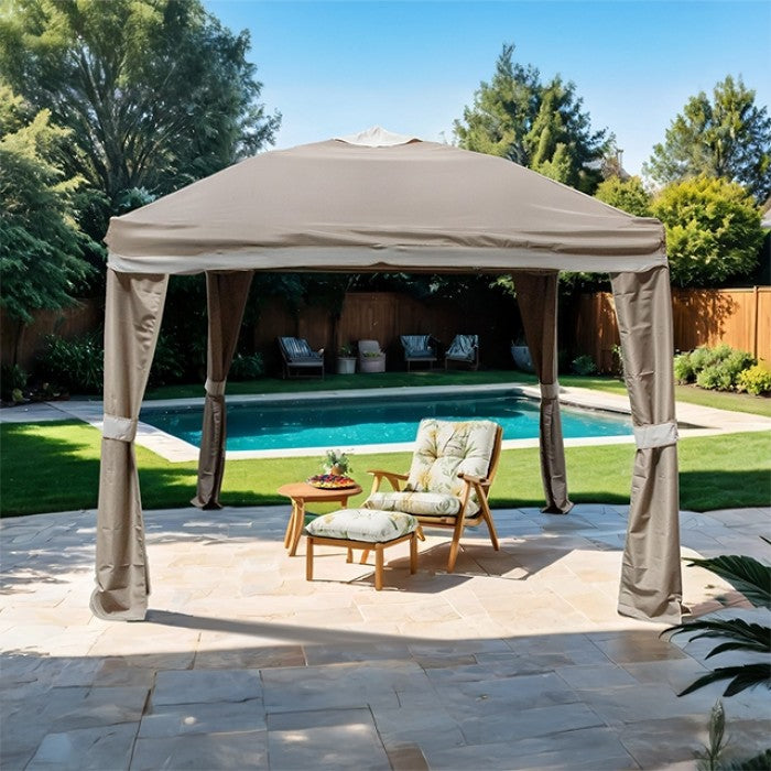 Arosa Outdoor Pop-Up Canopy 10' X 10' Outdoor Accessory Beige