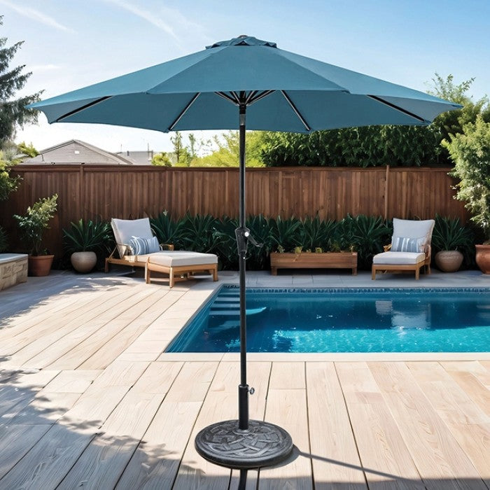 Tano 9' Outdoor Umbrella Umbrella Blue