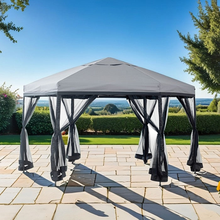Arali Pop Up Gazebo Outdoor Accessory Gray